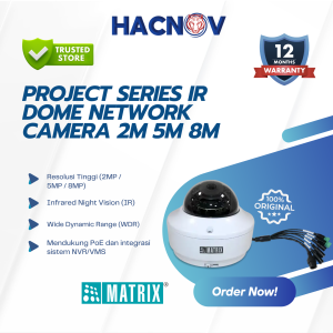 Project Series IR Dome Network Camera 2M 5M 8M
