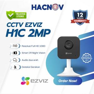Camera CCTV EZVIZ H1C 2MP Camera WiFi – Night Vision, Deteksi Gerakan, Audio 2 Arah