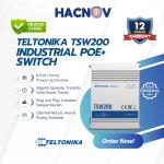 Teltonika Industrial PoE+ Switch TSW200 8 Port Ethernet & 2 Port SFP