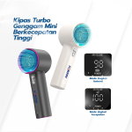 Kipas Angin Mini Portable Hacnov  GS1 High-speed Portable Handheld Fan 4000MAH