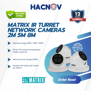 CCTV Matrix IR Turret Network Cameras 2M 5M 8M