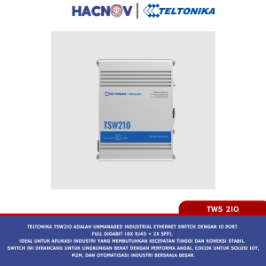 Teltonika TSW210 Indusrial Ethernet Switch 10-Port Gigabit Switch