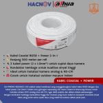 DAHUA Cable Coaxial RG59 Power DH-PFM941I-RG59N/21-100
